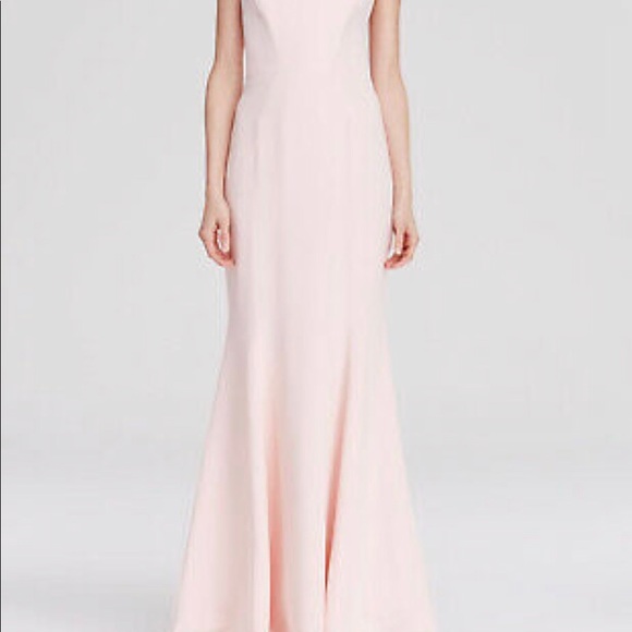 SOLD Jill Jill Stuart deco neckline strapless gown - Picture 3 of 5